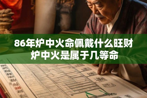 86年炉中火命佩戴什么旺财 炉中火是属于几等命