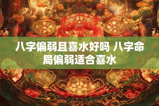 八字偏弱且喜水好吗 八字命局偏弱适合喜水