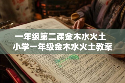 一年级第二课金木水火土  小学一年级金木水火土教案