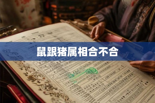鼠跟猪属相合不合