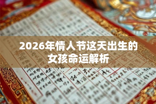 2026年情人节这天出生的女孩命运解析