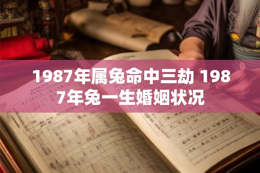 1987年属兔命中三劫 1987年兔一生婚姻状况