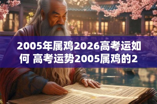 2005年属鸡2026高考运如何 高考运势2005属鸡的2026如何