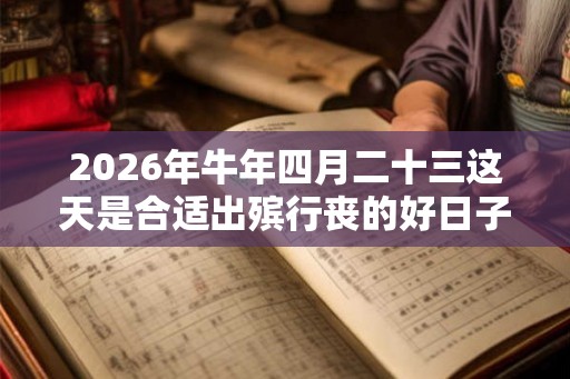 2026年牛年四月二十三这天是合适出殡行丧的好日子吗