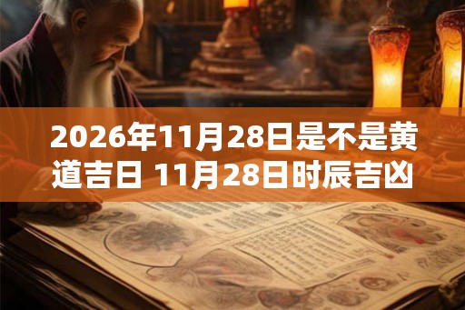 2026年11月28日是不是黄道吉日 11月28日时辰吉凶