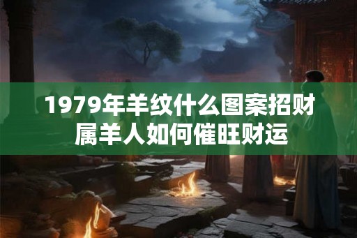 1979年羊纹什么图案招财 属羊人如何催旺财运