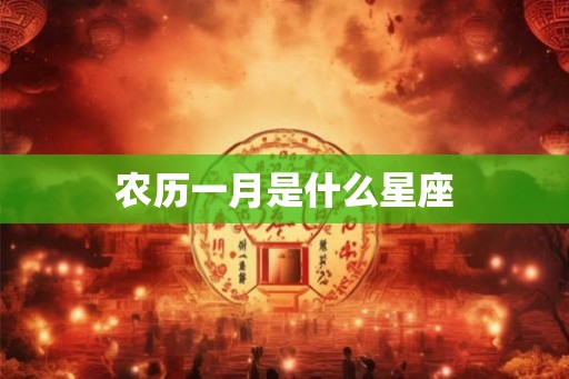 农历一月是什么星座 农历一月是什么星座