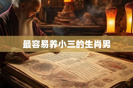 最容易养小三的生肖男