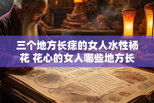 三个地方长痣的女人水性杨花 花心的女人哪些地方长痣