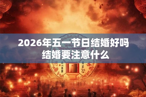 2026年五一节日结婚好吗  结婚要注意什么