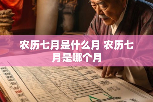 农历七月是什么月 农历七月是哪个月 农历七月是什么月 农历七月是哪个月