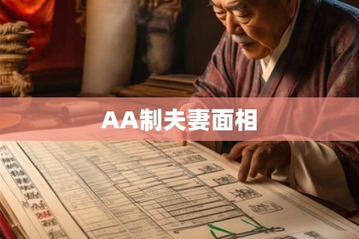 AA制夫妻面相 AA制夫妻面相