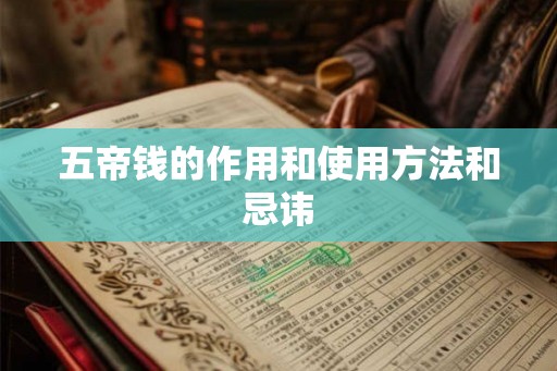 五帝钱的作用和使用方法和忌讳