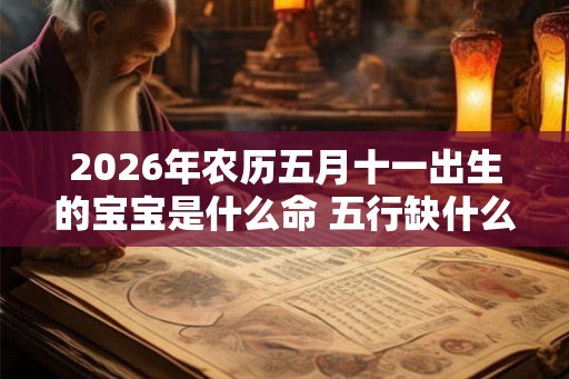 2026年农历五月十一出生的宝宝是什么命 五行缺什么