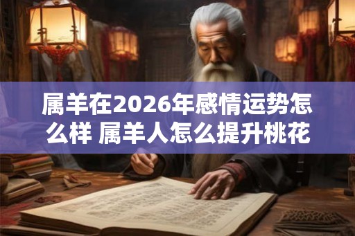 属羊在2026年感情运势怎么样 属羊人怎么提升桃花运 属羊在2026年感情运势怎么样 属羊人怎么提升桃花运