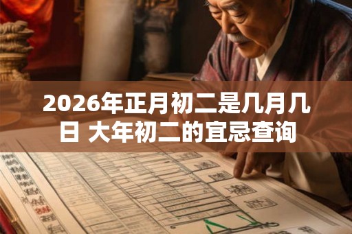 2026年正月初二是几月几日 大年初二的宜忌查询