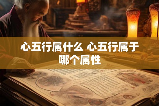 心五行属什么 心五行属于哪个属性