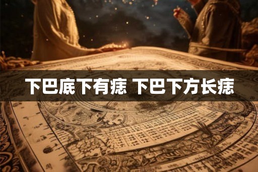 下巴底下有痣 下巴下方长痣 下巴底下有痣 下巴下方长痣