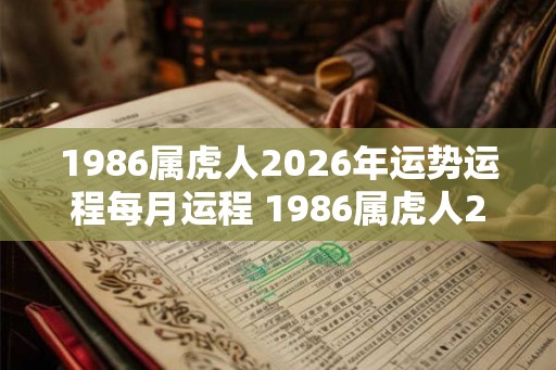 1986属虎人2026年运势运程每月运程 1986属虎人2026年每月运程如何