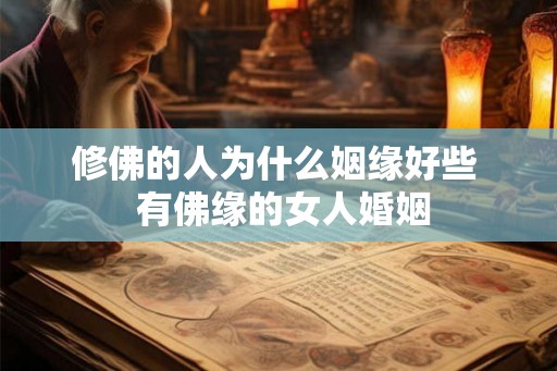 修佛的人为什么姻缘好些  有佛缘的女人婚姻