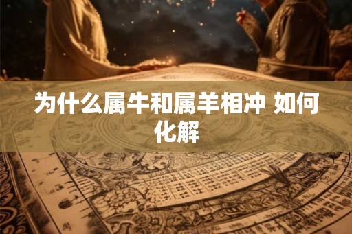 为什么属牛和属羊相冲 如何化解
