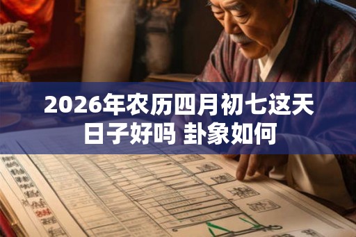 2026年农历四月初七这天日子好吗 卦象如何