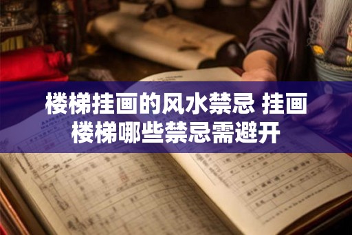 楼梯挂画的风水禁忌 挂画楼梯哪些禁忌需避开 楼梯挂画的风水禁忌 挂画楼梯哪些禁忌需避开