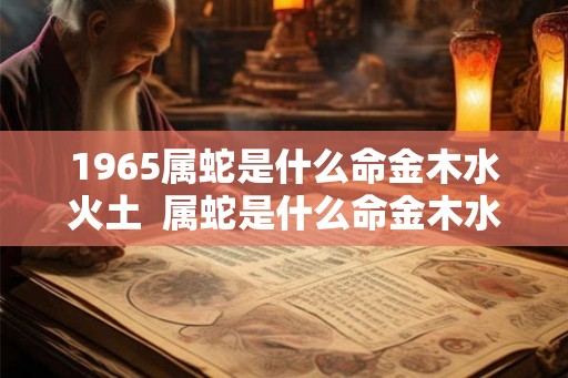 1965属蛇是什么命金木水火土  属蛇是什么命金木水火土