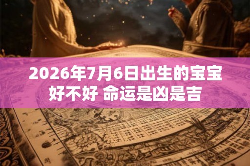 2026年7月6日出生的宝宝好不好 命运是凶是吉 2026年7月6日出生的宝宝好不好 命运是凶是吉