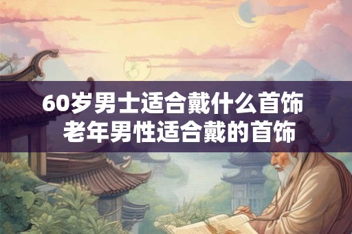 60岁男士适合戴什么首饰  老年男性适合戴的首饰