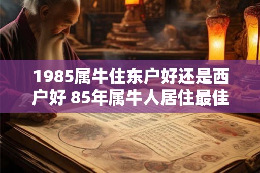 1985属牛住东户好还是西户好 85年属牛人居住最佳方位