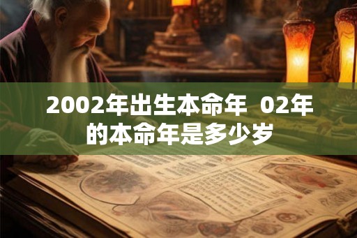 2002年出生本命年  02年的本命年是多少岁