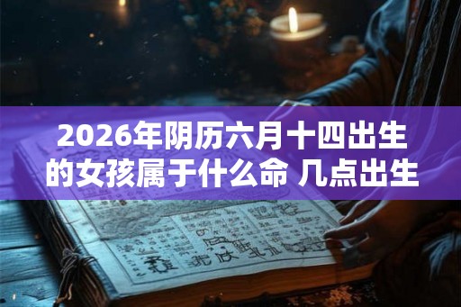 2026年阴历六月十四出生的女孩属于什么命 几点出生最好 2026年阴历六月十四出生的女孩属于什么命 几点出生最好