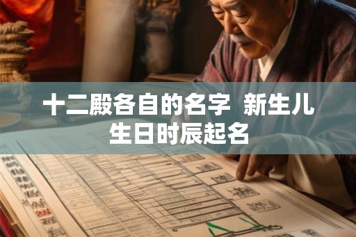 十二殿各自的名字  新生儿生日时辰起名