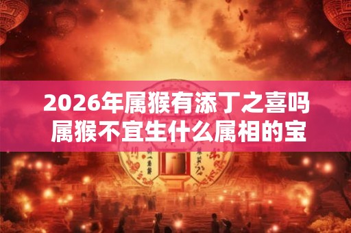 2026年属猴有添丁之喜吗 属猴不宜生什么属相的宝宝