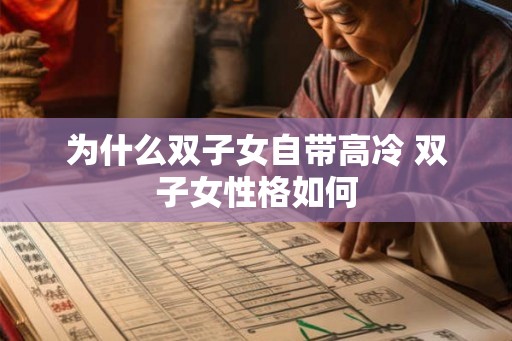 为什么双子女自带高冷 双子女性格如何