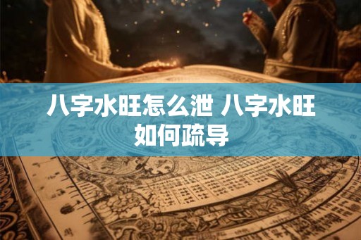 八字水旺怎么泄 八字水旺如何疏导 八字水旺怎么泄 八字水旺如何疏导