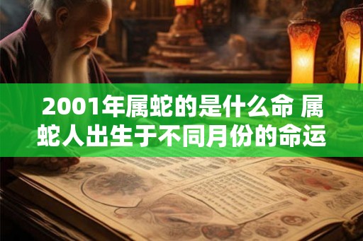 2001年属蛇的是什么命 属蛇人出生于不同月份的命运
