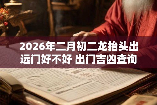 2026年二月初二龙抬头出远门好不好 出门吉凶查询 2026年二月初二龙抬头出远门好不好 出门吉凶查询