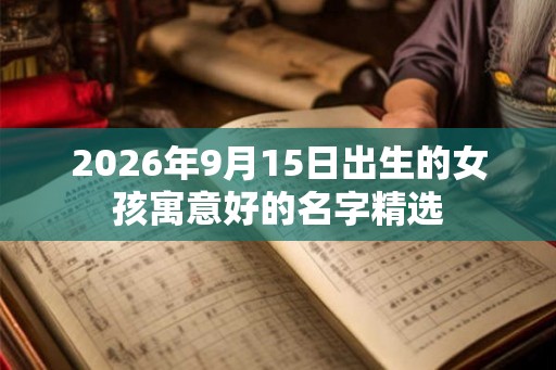 2026年9月15日出生的女孩寓意好的名字精选 2026年9月15日出生的女孩寓意好的名字精选