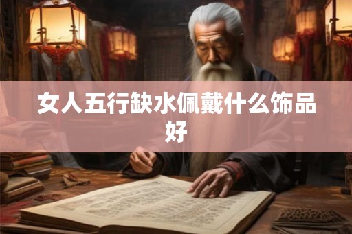 女人五行缺水佩戴什么饰品好