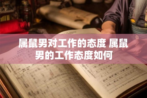 属鼠男对工作的态度 属鼠男的工作态度如何
