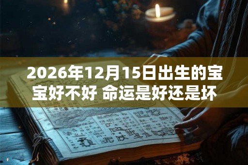 2026年12月15日出生的宝宝好不好 命运是好还是坏
