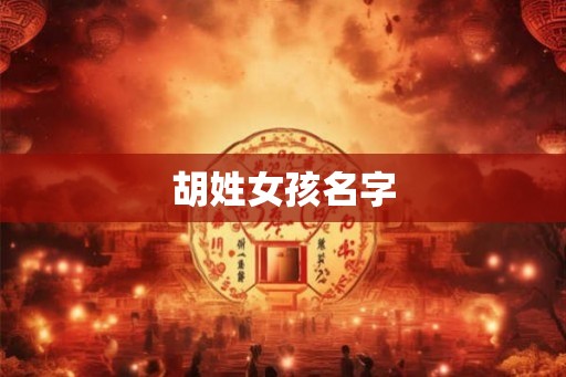 胡姓女孩名字 胡姓女孩名字