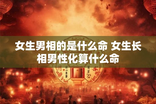 女生男相的是什么命 女生长相男性化算什么命 女生男相的是什么命 女生长相男性化算什么命