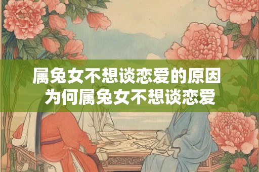 属兔女不想谈恋爱的原因 为何属兔女不想谈恋爱 属兔女不想谈恋爱的原因 为何属兔女不想谈恋爱