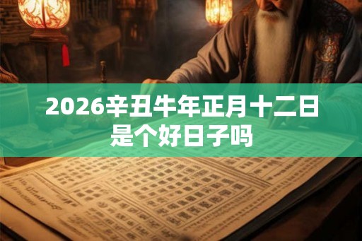 2026辛丑牛年正月十二日是个好日子吗