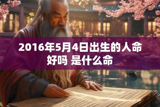 2016年5月4日出生的人命好吗 是什么命