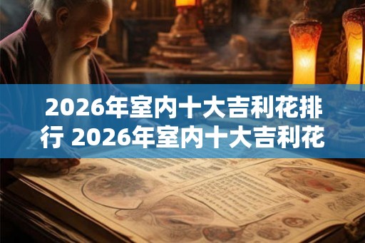 2026年室内十大吉利花排行 2026年室内十大吉利花是什么