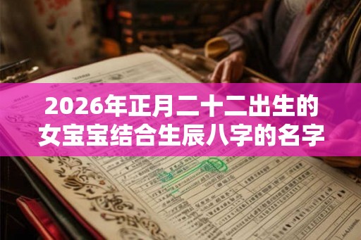 2026年正月二十二出生的女宝宝结合生辰八字的名字大全 2026年正月二十二出生的女宝宝结合生辰八字的名字大全